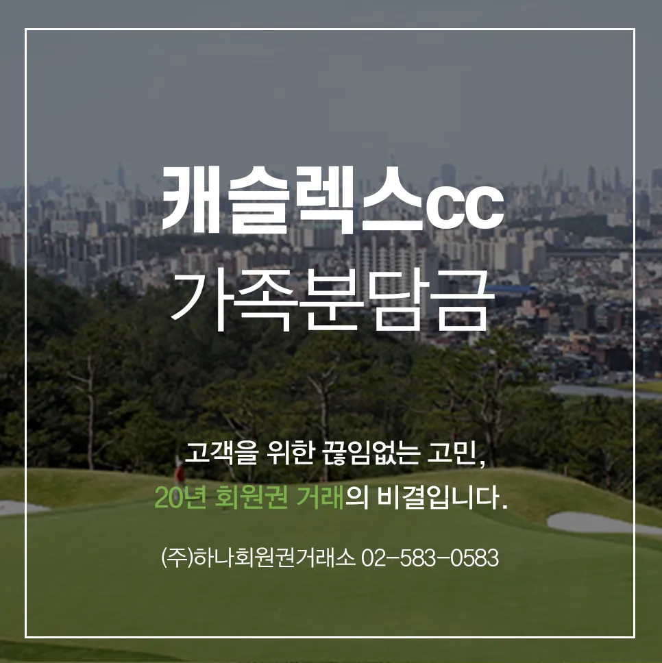 캐슬렉스 부부 가족분담금